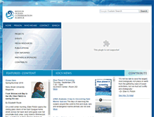 Tablet Screenshot of oceanconservationscience.org